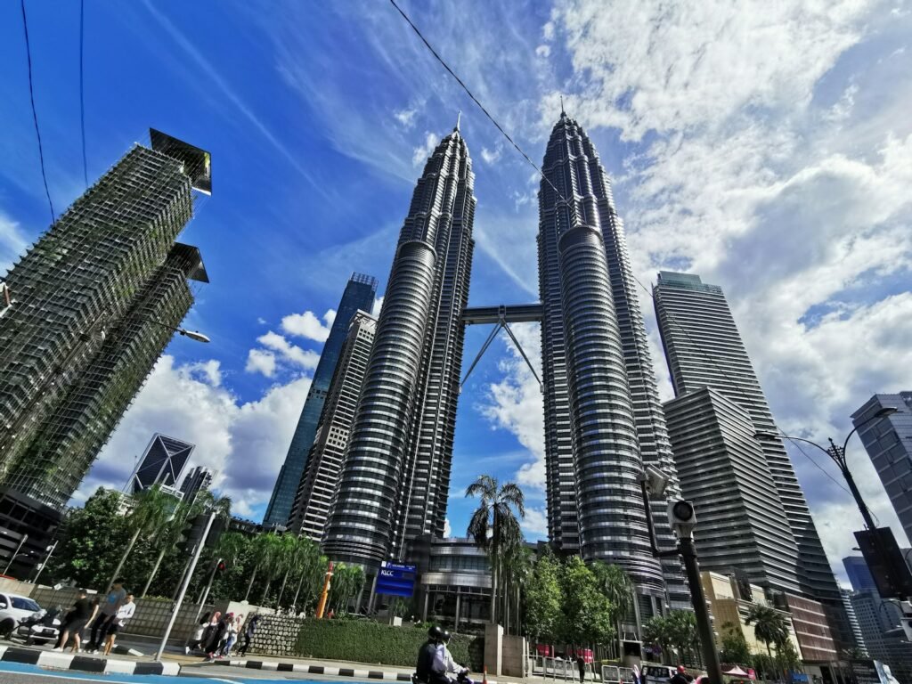 Kuala Lumpur and the surrounding residential areas