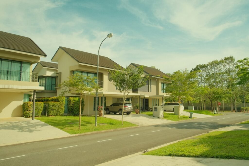 Kawasan perumahan moden di Selangor
